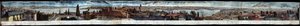 Panorama de Constantinople vu du Palais suédois en 1740 - Philipp Ferdinand von Gudenus